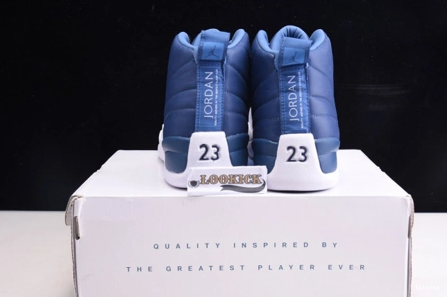 Cheap TBK Retro Stone Jordan 12 130690-404 Air Blue 0710